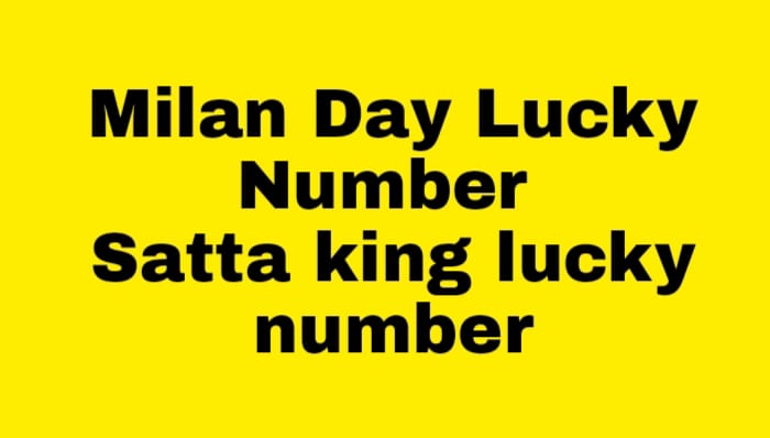 Today Lucky Number Milan Day Satta Matka 786 | Disawar Lucky Number