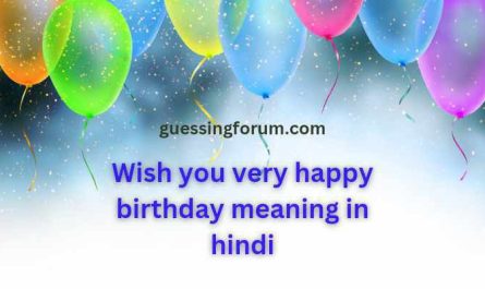 Wish you very happy birthday meaning in hindi | wish you very happy birthday का मतलब क्या होता है।