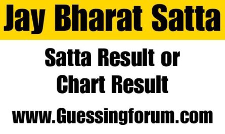 Jay Bharat Satta King | Jay Bharat Satta Chart