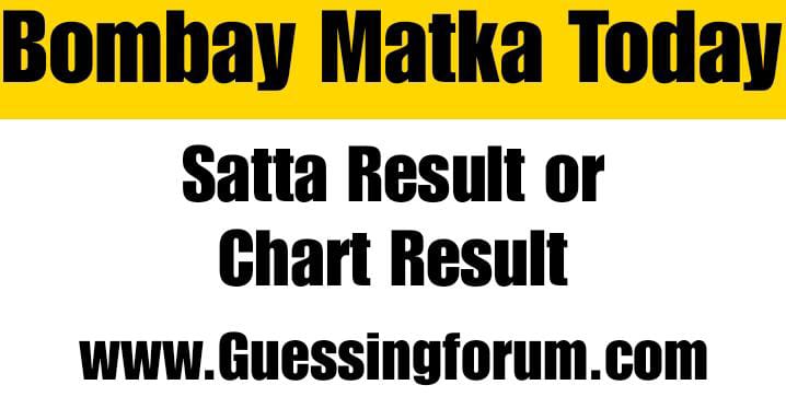 Bombay Matka | Bombay Matka Result | Bombay Matka Chart